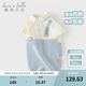 戴維貝拉（DAVE＆BELLA）新生兒衣服0-3個月初生嬰兒連體衣男寶爬服哈衣新款幼童睡衣 白色【現(xiàn)貨】 80cm （建議身高73-80cm）