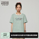 Teenie Weenie小熊女裝條紋字母T恤2025夏季新款時(shí)尚清新簡約短袖 薄荷色 L