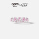 APM Monaco玫瑰水滴戒指52碼麥穗對戒925銀時尚飾品七夕情人節(jié)禮物送女友