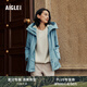 AIGLE艾高秋冬款MTD防風(fēng)防雨保暖戶外休閑魚尾款棉服女士外套 淺天藍(lán)色 AQ242 L (40) (170/92A)