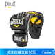 EVERLAST 半指分指MMA UFC散打搏擊綜合格斗真皮拳套手套激戰同款 黑色 XL