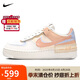 耐克NIKE緩震板鞋女空軍一號AIR FORCE 1運動鞋 DZ1847-114白粉 37.5