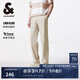 杰克·瓊斯（JACK&JONES）男裝夏季新款男士休閑褲百搭環(huán)保面料純色雙側(cè)插袋長褲225214019 C45巖石色 30 170