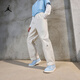 耐克（NIKE）Jordan官方耐克喬丹ESSENTIALS男子梭織長(cháng)褲秋季運動(dòng)褲耐穿HF9330 104淺紅木棕/黑 L