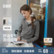 森馬t恤女短款修身內(nèi)搭25年春秋假兩件打底衫亨利領(lǐng)109125101001