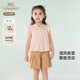 英氏（YEEHOO）兒童衣服夏季戶(hù)外休閑套裝女童透氣背心短褲中大童新中式套裝