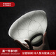 景德鎮(zhèn)（jdz）官方高溫陶瓷碗盤餐具組合無鉛純色高顏值吃飯碗碟喬遷之喜搬家 透白釉-6.5英寸面碗*2