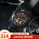 卡西歐（CASIO） 運動(dòng)手表男太陽(yáng)能雙顯防水夜光運動(dòng)電子學(xué)生表送男友女友禮物 AEQ-110W-1A2電子