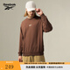 Reebok銳步官方24年新款男女同款復(fù)古舒適撞色LOGO休閑套頭衛(wèi)衣 24FRM305UGBR L