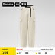 蕉內(nèi)（Bananain）熱皮502+女士工裝長褲子束腳休閑運(yùn)動(dòng)寬松保暖24秋冬季款女裝衣服 淺樺木 XL