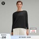 lululemon丨Back in Action 女士長袖 T 恤 透氣 LW3CE0S 黑色 XXS /2