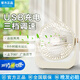 XVVMI多功能臺式桌面風(fēng)扇靜音USB掛壁迷你便攜小風(fēng)扇兩用空氣循環(huán)扇氛圍燈輕音無(wú)噪多檔風(fēng)速調節大風(fēng)力 掛壁桌面二合一 小米白 充電款
