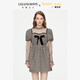 LULUALWAYS ALMOST ALICE  冬季限定系列 蝴蝶結(jié)連衣裙 卡其色 M