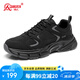 強(qiáng)人夏季戶(hù)外運(yùn)動(dòng)休閑慢跑鞋透氣網(wǎng)面特大碼男鞋 JD2630076 黑色 47