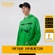 卡賓男裝字母印花連帽衛(wèi)衣秋款寬松上衣潮流街頭無(wú)性別H 草綠色58 L /175/50