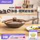 Amercook阿爾菲塔花崗巖鈦炒鍋不粘鍋麥飯石系列不沾炒菜鍋0氟涂層 無PFAS 【新三代含鈦】花崗巖炒鍋 32cm