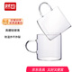 然也（RAE） 玻璃茶杯透明耐高溫泡茶杯子家用辦公室喝茶水杯 （2只裝）RB-1