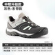 迪卡儂（DECATHLON）兒童登山鞋男童女童戶外防滑防水徒步鞋運(yùn)動(dòng)鞋QUJR-2025年新款 【中幫新款】灰色-系帶款 38