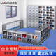 洛來(lái)寶不銹鋼鞋柜工廠(chǎng)員工凈化車(chē)間帶門(mén)金屬無(wú)塵鞋子柜更衣室儲物柜單10