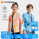 moodytiger【保暖防污】兒童羽絨服輕薄保暖秋冬款男童外套女童三防鴨絨服