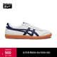 Onitsuka Tiger鬼塚虎復(fù)古德訓(xùn)鞋耐磨平底男女鞋休閑板鞋百搭 TOKUTEN 淺灰色/深藍(lán)色 38