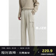 伯爵卓爾萊賽爾醋酸混紡工裝休閑褲男士松緊腰長(zhǎng)褲子男24春季新款 F419178 杏色 31