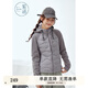 紫涵（ZIHAN）紫涵戶外輕薄連帽羽絨服女2024年冬季新款短款直充絨拼接鴨絨外套 芋泥紫 L