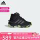 阿迪達(dá)斯（adidas）童鞋冬季【雪地靴】男女高幫保暖運(yùn)動(dòng)棉鞋 IF9259黑/灰/檸檬黃