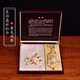 西祠宮坊蘇繡禮盒刺繡絲巾領(lǐng)帶套裝中國(guó)風(fēng)特色禮物送老外伴手禮 米白盛世牡丹+黃龍
