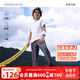 愛慕兒童（AIMER KIDS）涼感防曬A類高彈運動長褲子男女童闊腿褲 收口長褲-暗夜灰 130