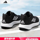 阿迪達斯 （adidas）女鞋 夏季新款運動鞋休閑時尚跑步鞋低幫透氣輕便耐磨鞋子女 黑白跑步鞋/透氣/熱銷款 38