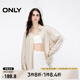 ONLYONLY春夏光澤感簡(jiǎn)約純色寬松落肩長(zhǎng)袖襯衫女|124305032 A14 粉黛白色 L (170) 88A