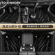 塔西伯利 TOIXI BRORY適用于奧迪A4L A6L Q3 A3 A8 A5 A7LQ2LQ5真皮全包圍汽車(chē)腳墊 黑色皮革+黑色柳葉毯