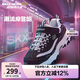 Skechers斯凱奇學生童鞋熊貓鞋男女童運動鞋老爹鞋魔術貼休閑跑鞋996212L