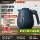 象印（ZO JIRUSHI）電熱水壺快燒壺精致迷你便攜家用旅行高顏值燒水壺DAH10C/VAH15C家電國家補貼 1L -DAH10C-深藍色