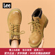 Lee女鞋2025新款馬丁靴戶外靴子工裝鞋機車風(fēng)情侶短靴休閑大黃靴女靴 黃色【情侶款-女】 37
