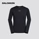 薩洛蒙（Salomon）男款 戶(hù)外運動(dòng)輕量透氣休閑長(cháng)袖T恤 SHKOUT CORE LS TEE 深黑色 C24244 M 175/96A