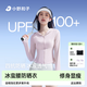 小野和子修身連帽防曬衣女士防紫外線2025夏季新款防曬服冰絲涼感薄外套 【拍一發(fā)四】【冰感貼膚】冰霧粉 S