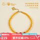 布達(dá)拉宮蜜蠟手串925銀六字真言南紅轉(zhuǎn)運(yùn)珠琥珀手鏈女小米珠盤玩七夕禮物 蜜蠟?zāi)霞t手串