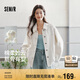 森馬（Semir）牛仔外套女中長(zhǎng)款落肩寬松夾克2025春秋棉質(zhì)通勤109125108014