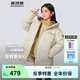 波司登25年新款男女兒童長款5A抗菌4防連帽羽絨服T250246914DS 燕麥色|7185 120 /60