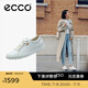 愛步（ECCO）板鞋女 時尚潮流百搭簡約經(jīng)典平底鞋日常休閑板鞋女 柔酷430003 白色43000301007 38 （偏小，建議選大一碼）