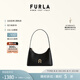 芙拉（FURLA）【七夕禮物】DIAMANTE牛皮迷你女士單肩包腋下包鉆石包高級感 黑色