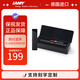 凌美（LAMY）鋼筆簽字筆 套裝生日節(jié)日禮物學生成人練字文具 德國進口 狩獵系列 金屬小禮盒 磨砂黑 F0.7mm