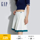 Gap女裝春季運(yùn)動(dòng)針織不對(duì)稱迷你百褶短裙活力半裙876133 白色 170/70A(L)亞洲尺碼