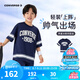 Converse匡威兒童套裝男童T恤短袖短褲夏季薄款中大童夏裝運(yùn)動(dòng)2件套 藏青藍(lán) 160 /76 【建議身高152-158cm】