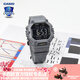 卡西歐（CASIO）【七夕禮物】男女電子表卡西歐小方塊情侶表學(xué)生兒童運(yùn)動潮流手表 AE-1600H-8BVPF玄武灰