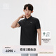 KOLON SPORT/可隆X-COT POLO衫 男子戶外運(yùn)動防曬UPF50+接觸涼感短袖上衣 LHPT5MN091-BK 黑色 XL180/100A