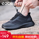 宜馳（EGCHI）男鞋子男運(yùn)動(dòng)鞋夏季戶(hù)外網(wǎng)布透氣健步鞋休閑鞋男 X17026 黑色 40