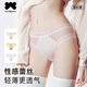 阪織屋（Bandgewoo）法式蕾絲女士?jī)?nèi)褲100%純棉襠抗菌性感純欲少女七夕情人節(jié)送禮物
